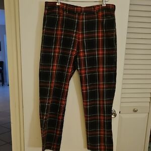 Tommy Hilfiger Men's Multicolor Plaid Chinos